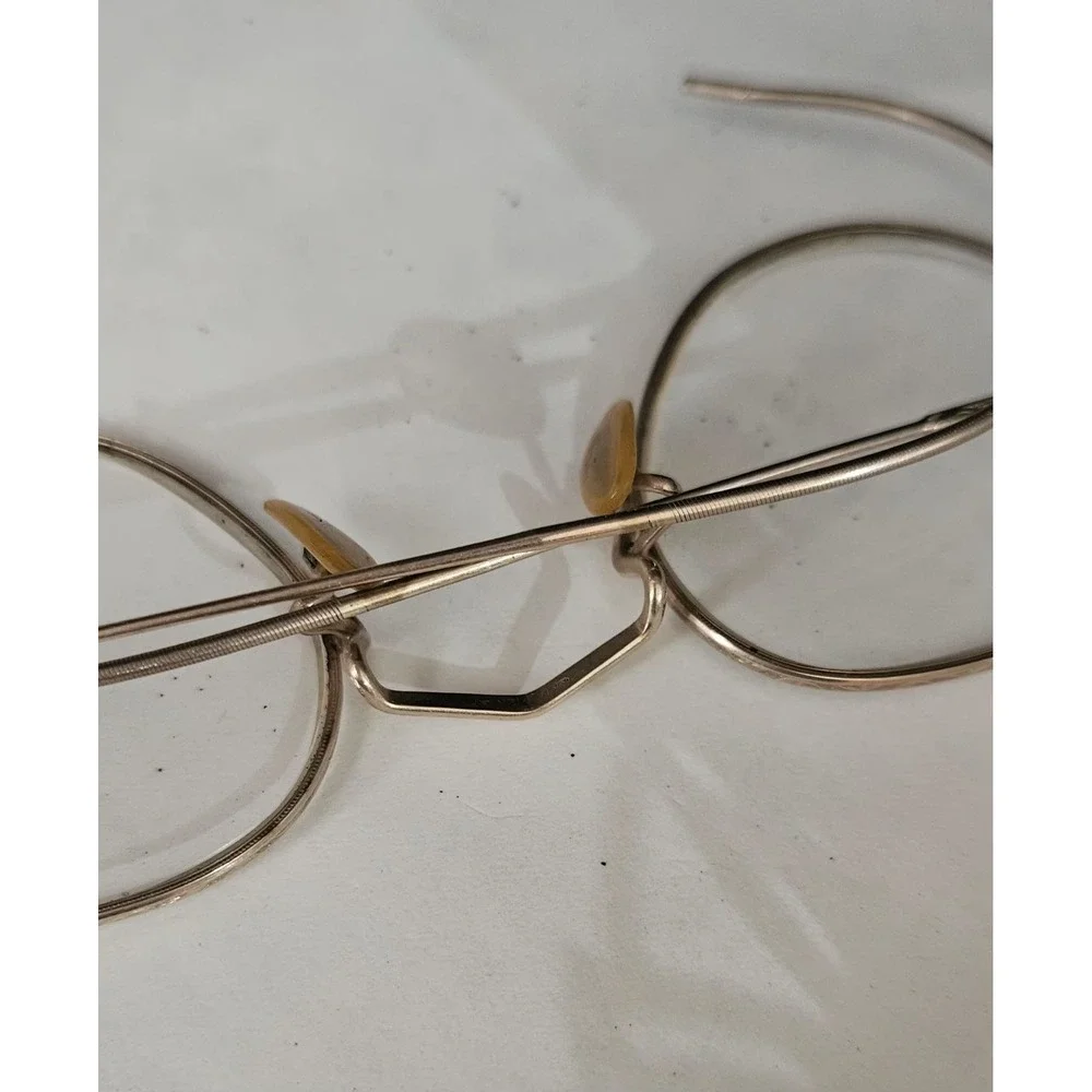 Antique 12K Gold Filled Spectacles Eye Glasses W Case
